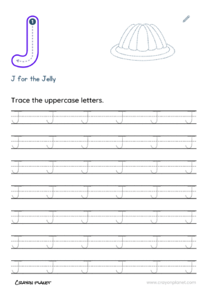 Alphabet Tracing Worksheets 10