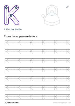 Alphabet Tracing Worksheets 11