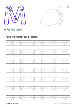 Alphabet Tracing Worksheets 13