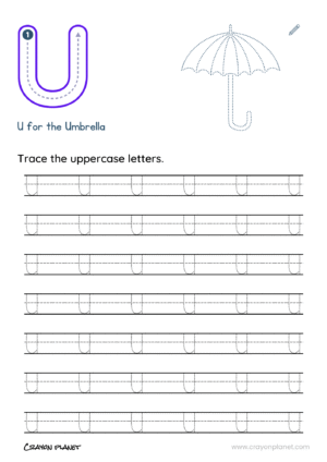Alphabet Tracing Worksheets 21