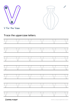 Alphabet Tracing Worksheets 22