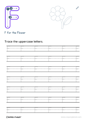 Alphabet Tracing Worksheets 6