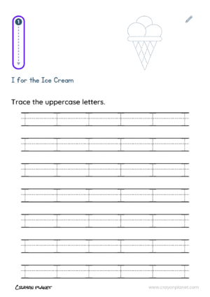 Alphabet Tracing Worksheets 9