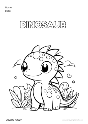 Dinosaur Coloring Pages 1
