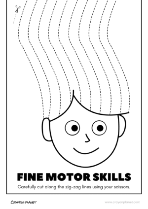 Scissor Skill Worksheets 3