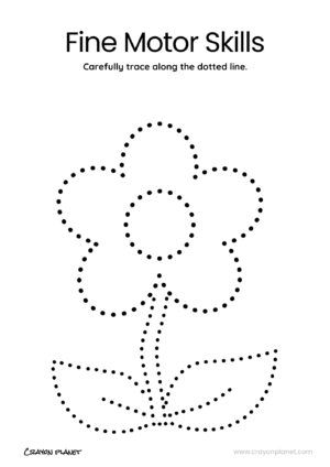 Spring Tracing Worksheets 1