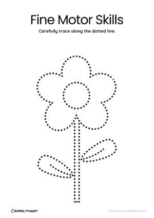 Spring Tracing Worksheets 11