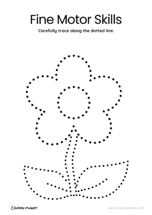 Spring Tracing Worksheets 7