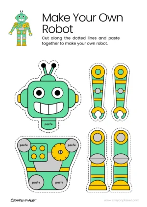 Make Your Own Robot Worksheet 1