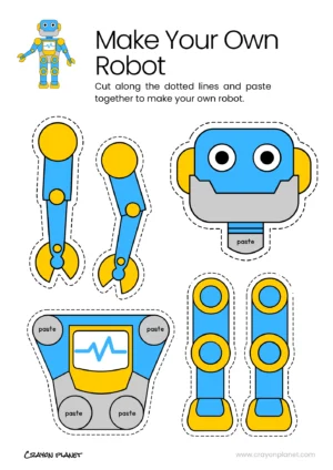 Make Your Own Robot Worksheet 2