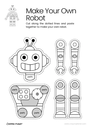 Make Your Own Robot Worksheet 3