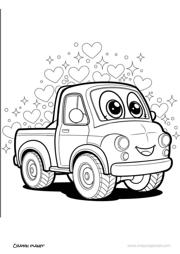 car coloring page