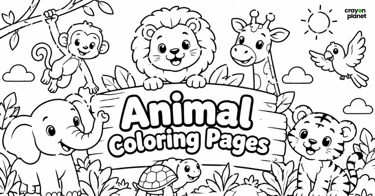 animal coloring pages
