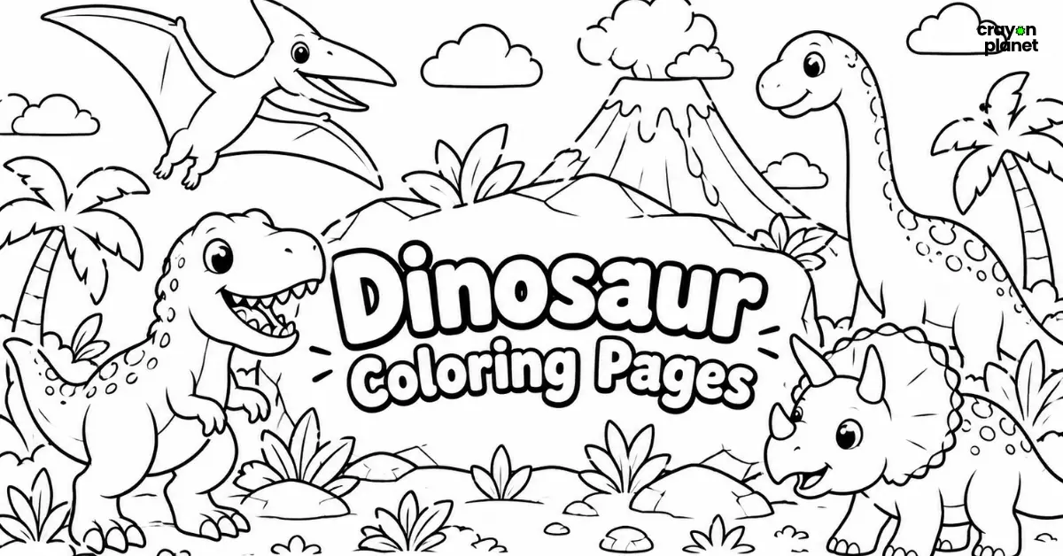 dinosaur coloring pages